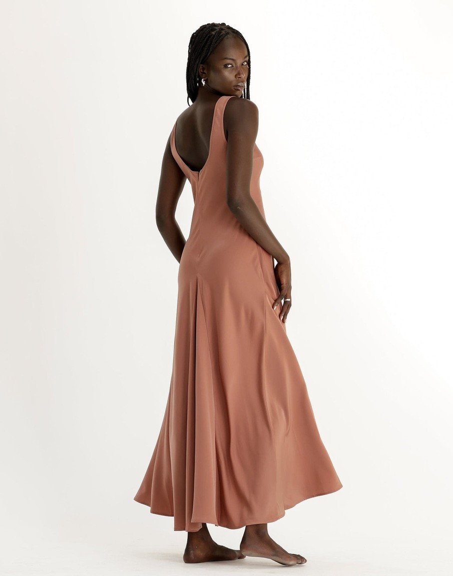 Clothing Charcoal Clothing Maxi Dresses | Charlotte Maxi Dress (Dusty Rose)