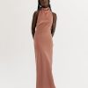 Clothing Charcoal Clothing Partywear | Clara Maxi Dress (Dusty Rose)