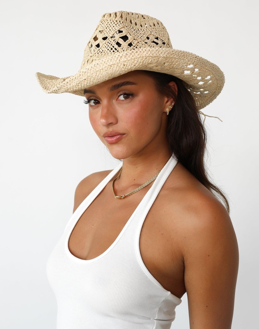 Accessories Charcoal Clothing Hats | Mia Cowboy Hat (Sand)