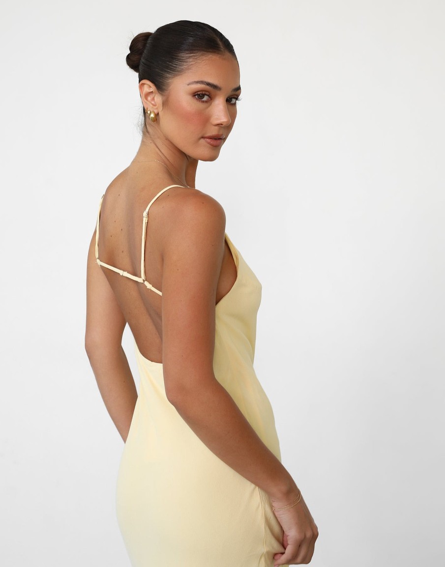 Clothing Alive Girl Basics Edit | Leyton Maxi Dress (Lemon)