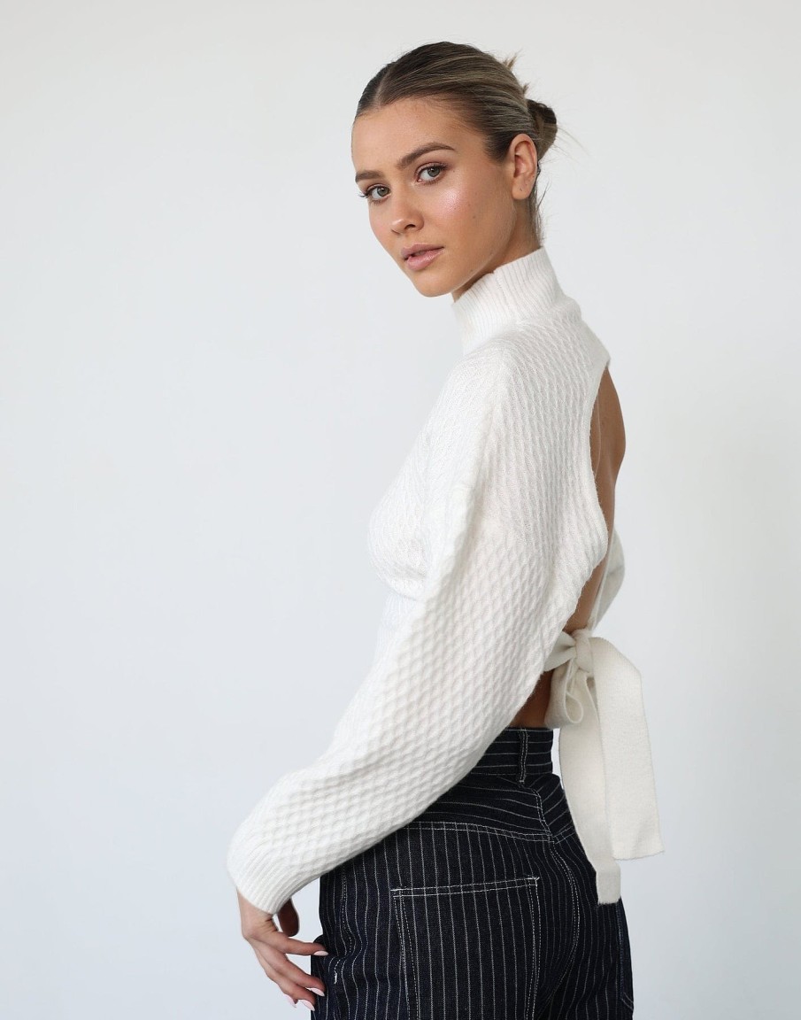 Clothing Alive Girl Knitwear | Helena Jumper (White)