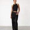 Clothing Thanne Basics Edit | Cassidy Tank Top (Black)