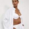 Clothing CHARCOAL CLOTHING Shirts + Blouses | Mckenzie Linen Shirt (White)