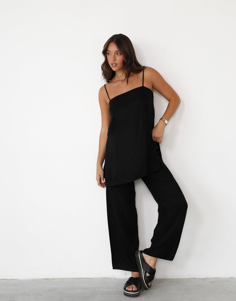 Clothing White Closet Pants | Elska Pants (Black)