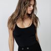 Clothing Charcoal Clothing Basics Edit | Leia Bodysuit (Black)