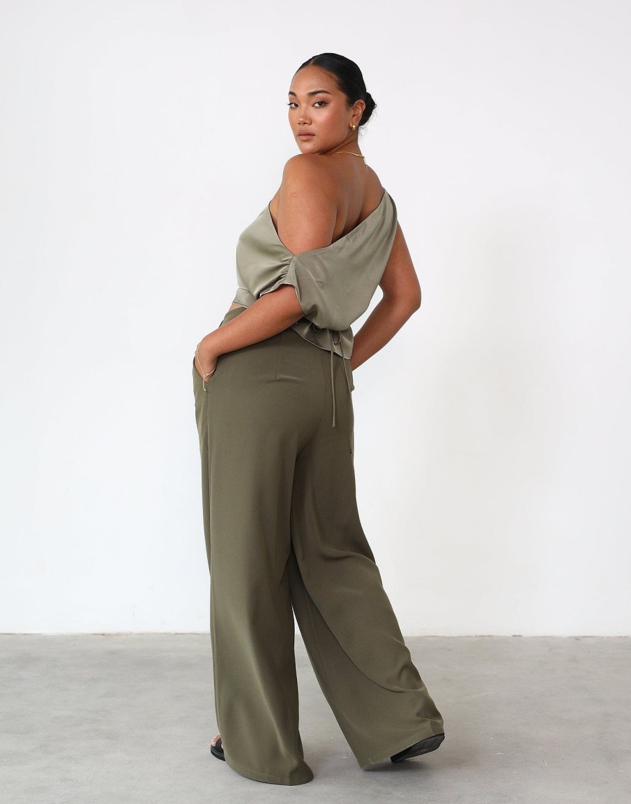 Clothing Charcoal Clothing Workwear | Harper Pants (Burnt Olive)