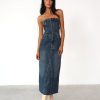 Clothing Lioness Denim Edit | Vista Denim Dress (Denim Blue) - By Lioness