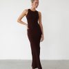 Clothing Charcoal Clothing Partywear | Forget It Maxi Dress (Cocoa)