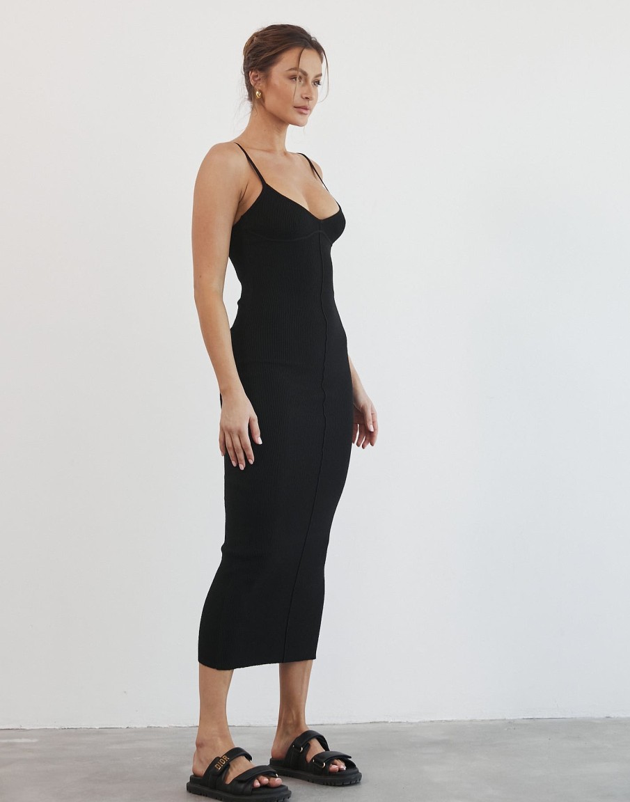 Clothing Into Fashion Partywear | Lorne Maxi Dress (Black)