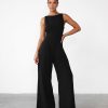 Clothing Charcoal Clothing Workwear | Evelyn Jumpsuit (Black)