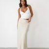 Clothing CHARCOAL Basics Edit | Shannon Maxi Skirt (Beige)