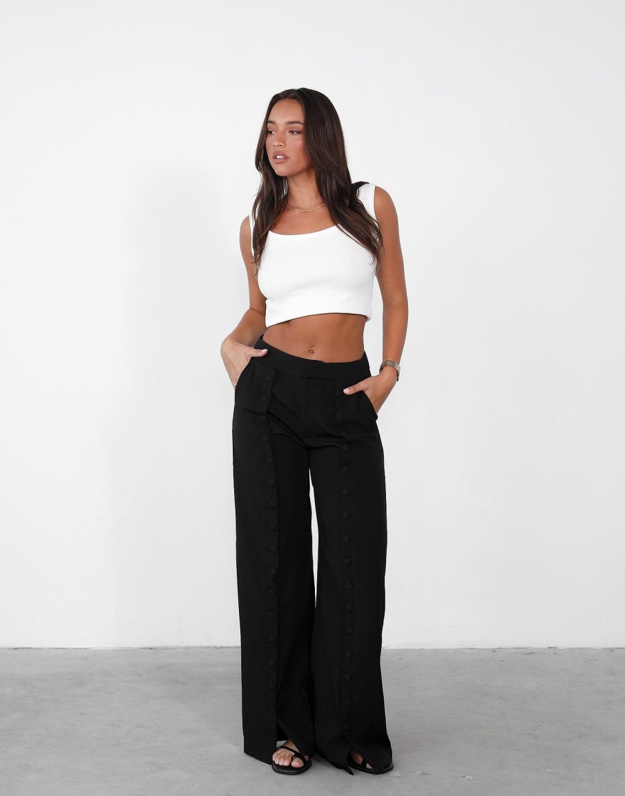 Clothing Charcoal Clothing Workwear | Arlo Pants (Black)