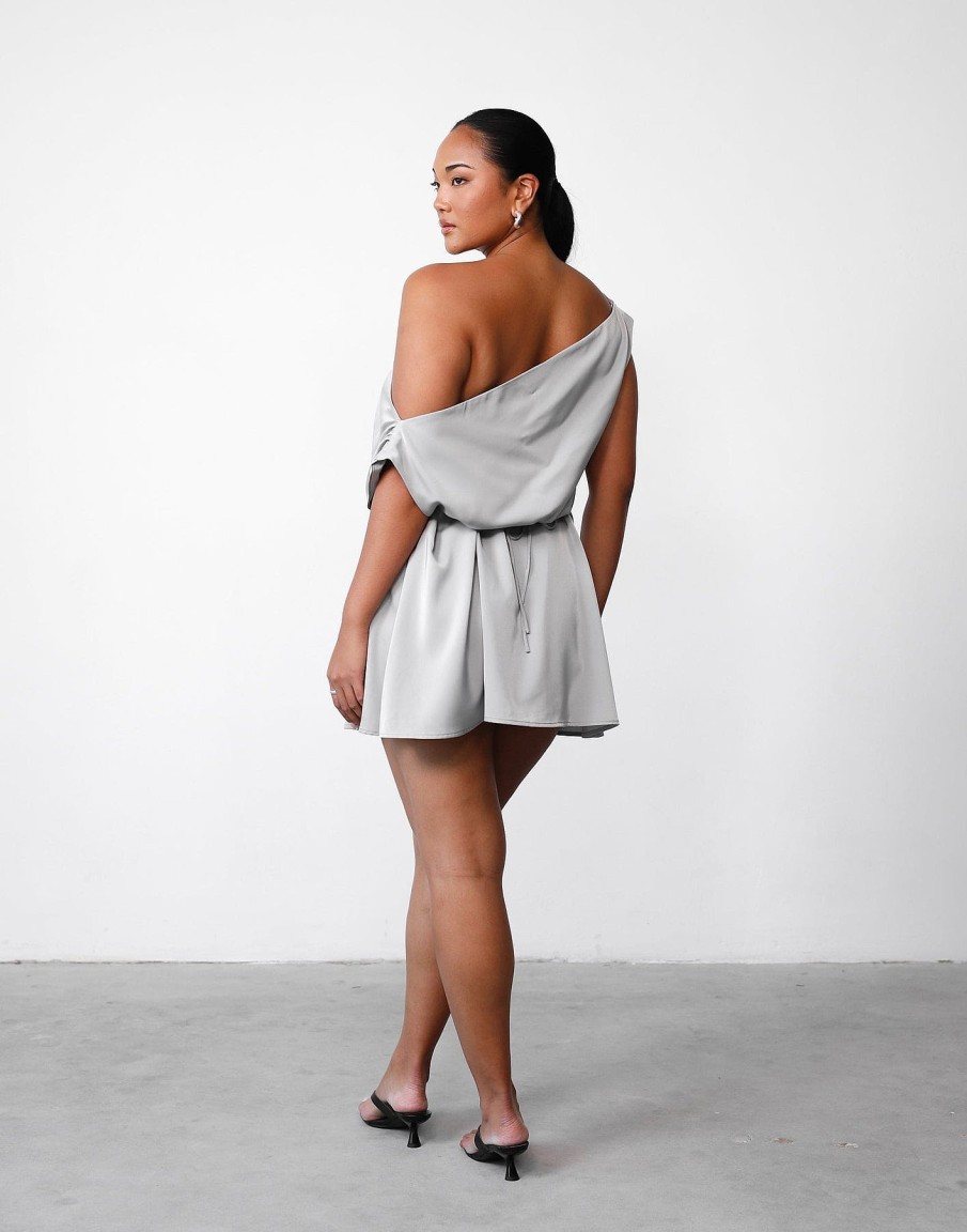 Clothing Charcoal Clothing Partywear | Angel Mini Dress (Cloud)