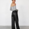 Clothing Charcoal Clothing Basics Edit | Iris Bodysuit (Grey Marle)