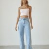 Clothing Charcoal Clothing Basics Edit | Tammy Crop Top (Baby Pink)