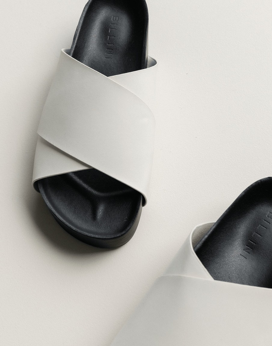 Shoes Billini | Vayda Platform Slides (Bone) - By Billini