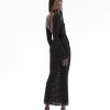 Clothing Charcoal Clothing Partywear | Florence Maxi Dress (Black)