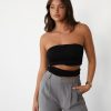 Clothing Lioness Crop Tops | Essence Top (Onyx) - By Lioness