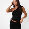 Clothing Into Crop Tops | Ara Top (Black)