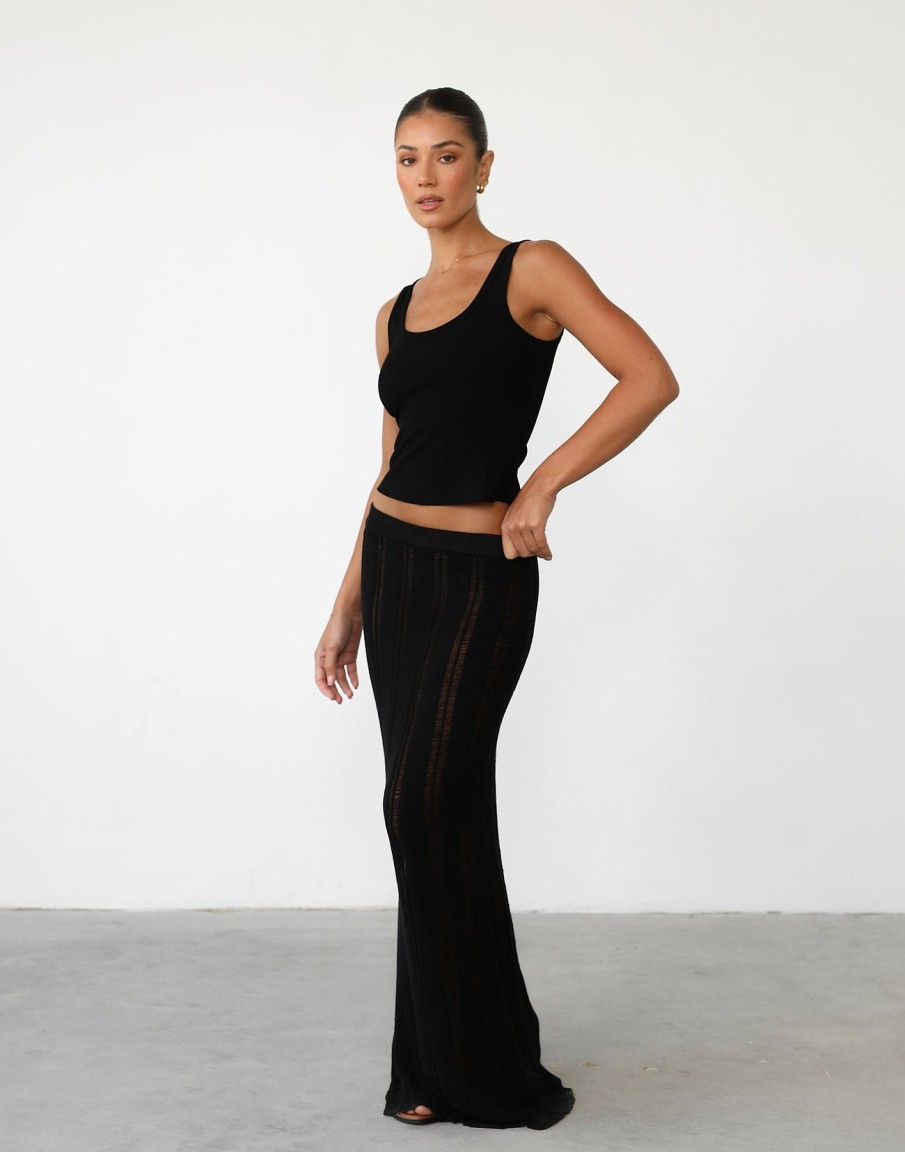 Clothing QTrend Basics Edit | Laia Top (Black)