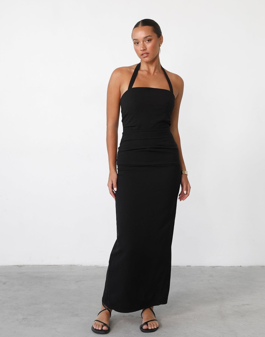 Clothing Lioness Partywear | 1999 Maxi Dress (Onyx) - By Lioness