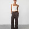 Clothing White Closet Workwear | Ranna Pants (Warm Grey)