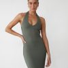 Clothing Qtrend Partywear | Veena Maxi Dress (Khaki)