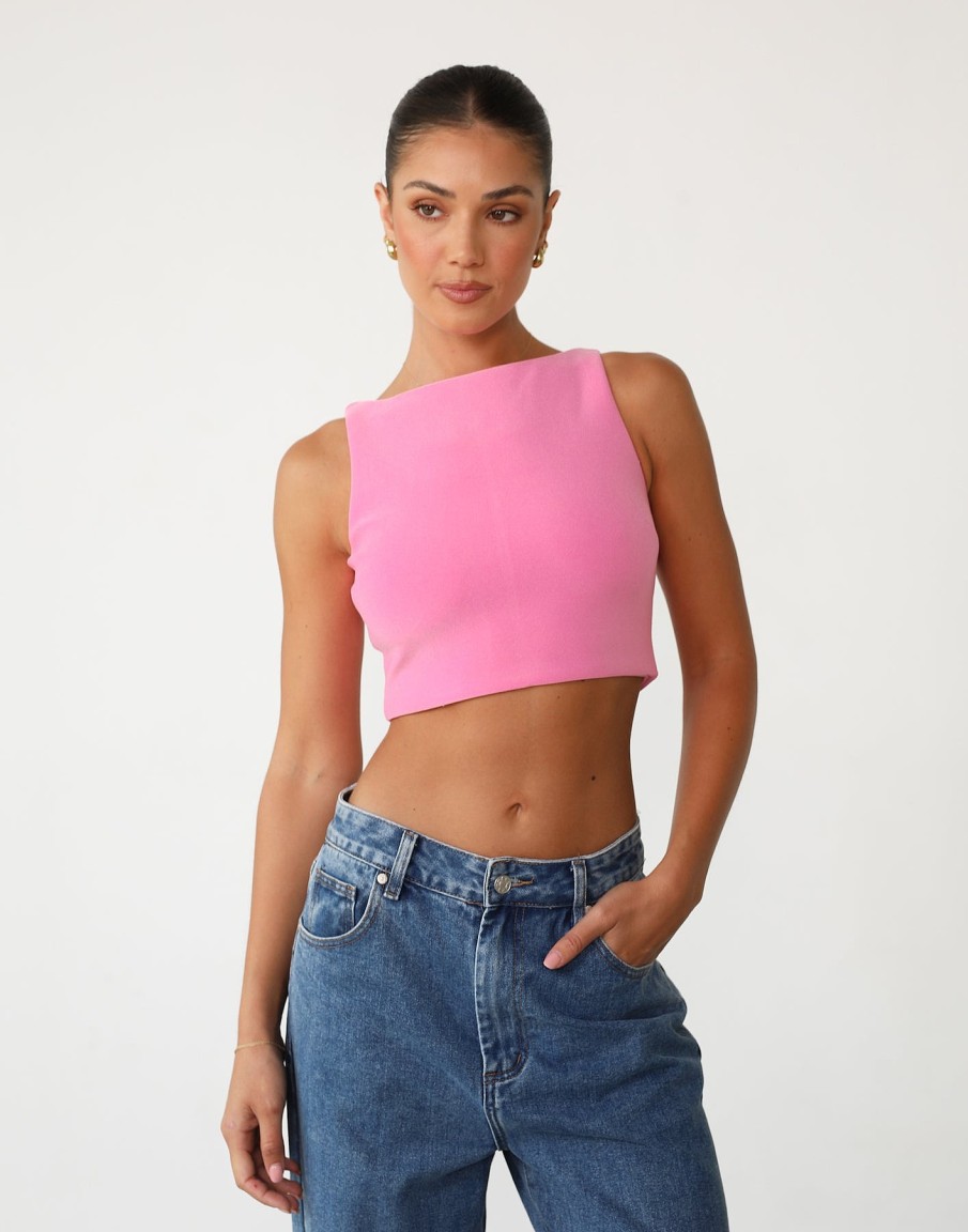 Clothing White Closet Basics Edit | Storm Top (Pink)