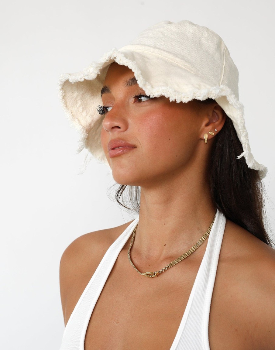 Accessories Charcoal Clothing Hats | Leilani Bucket Hat (Oat)