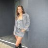 Clothing Charcoal Clothing Denim Edit | Riri Denim Skirt (Acid Wash)