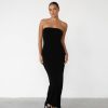 Clothing Pink Diamond Partywear | Abelle Maxi Dress (Black)