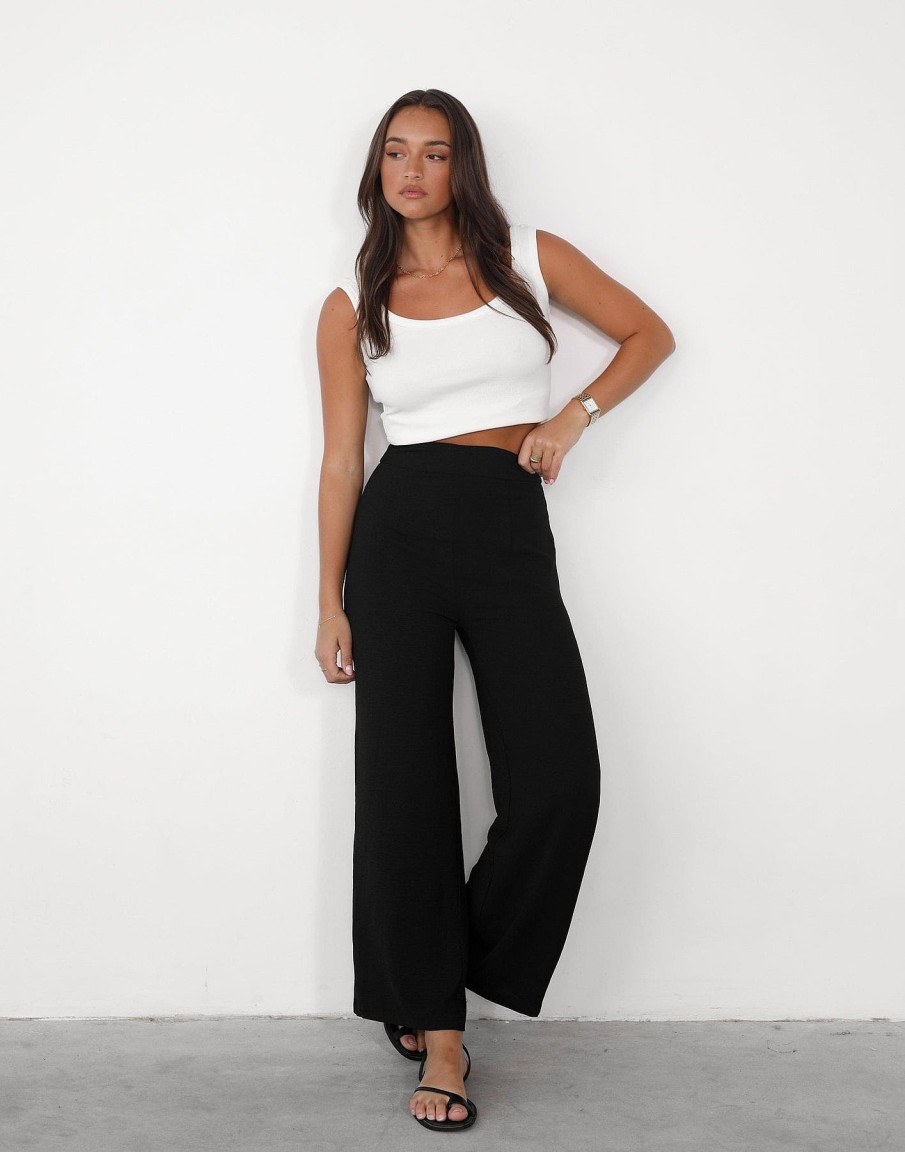 Clothing CHARCOAL CLOTHING Basics Edit | Ryza Pants (Black)