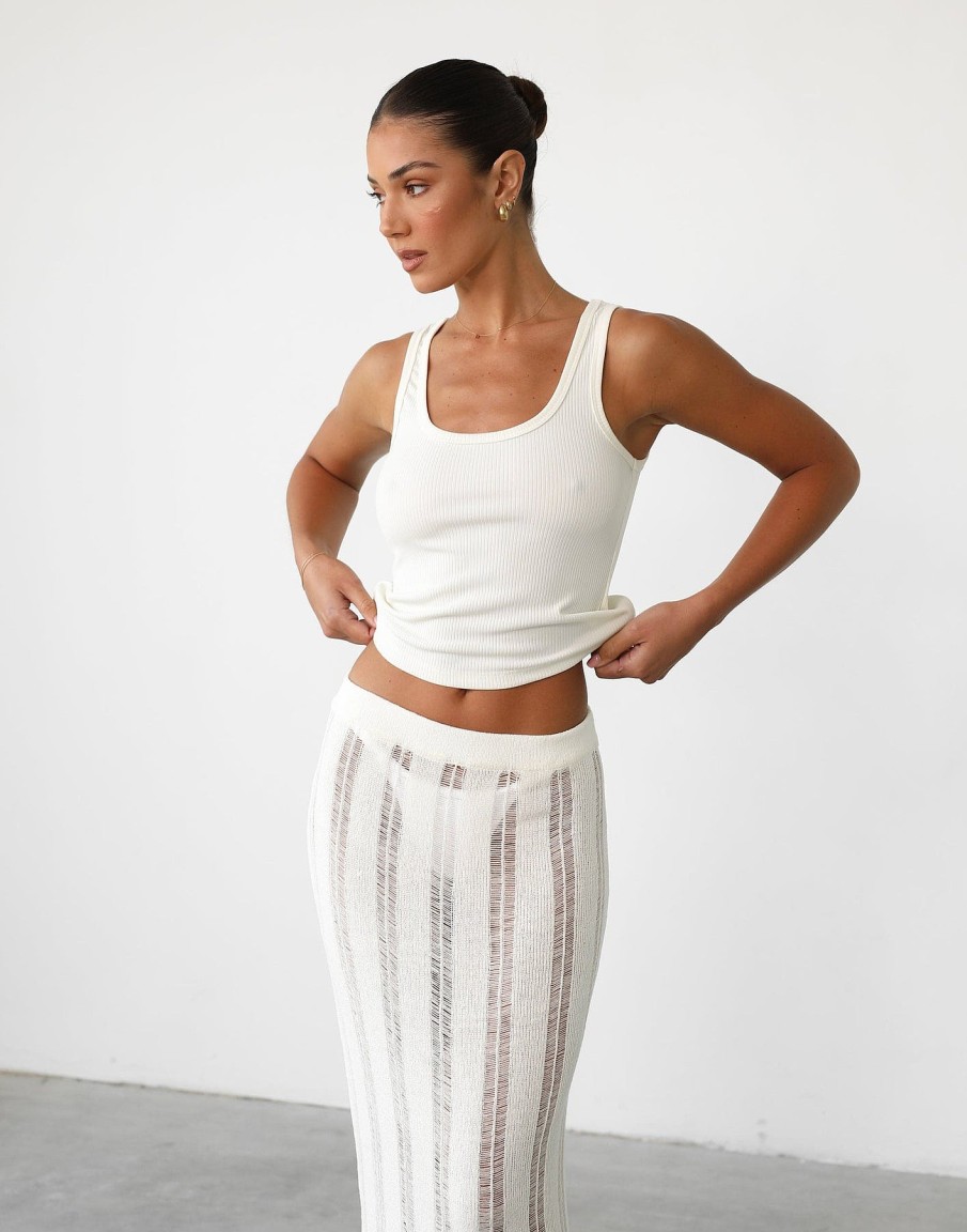 Clothing QTrend Basics Edit | Laia Top (Off White)