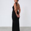 Clothing Charcoal Clothing Partywear | Luna Maxi Dress (Black)