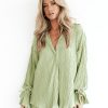 Clothing Charcoal Clothing Shirts + Blouses | Sweet Serenity Shirt (Sage)