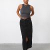 Clothing Charcoal Clothing Basics Edit | Lia Tank Top (Charcoal)