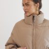 Clothing Pink Diamond Jackets + Coats | Louisiana Puffer Jacket (Beige)