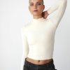 Clothing Charcoal Clothing Basics Edit | Benny Long Sleeve Top (Cream)