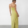 Clothing Charcoal Clothing Partywear | Moscow Maxi Dress (Olive)