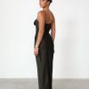 Clothing Charcoal Clothing Partywear | Rosie Maxi Dress (Burnt Olive)