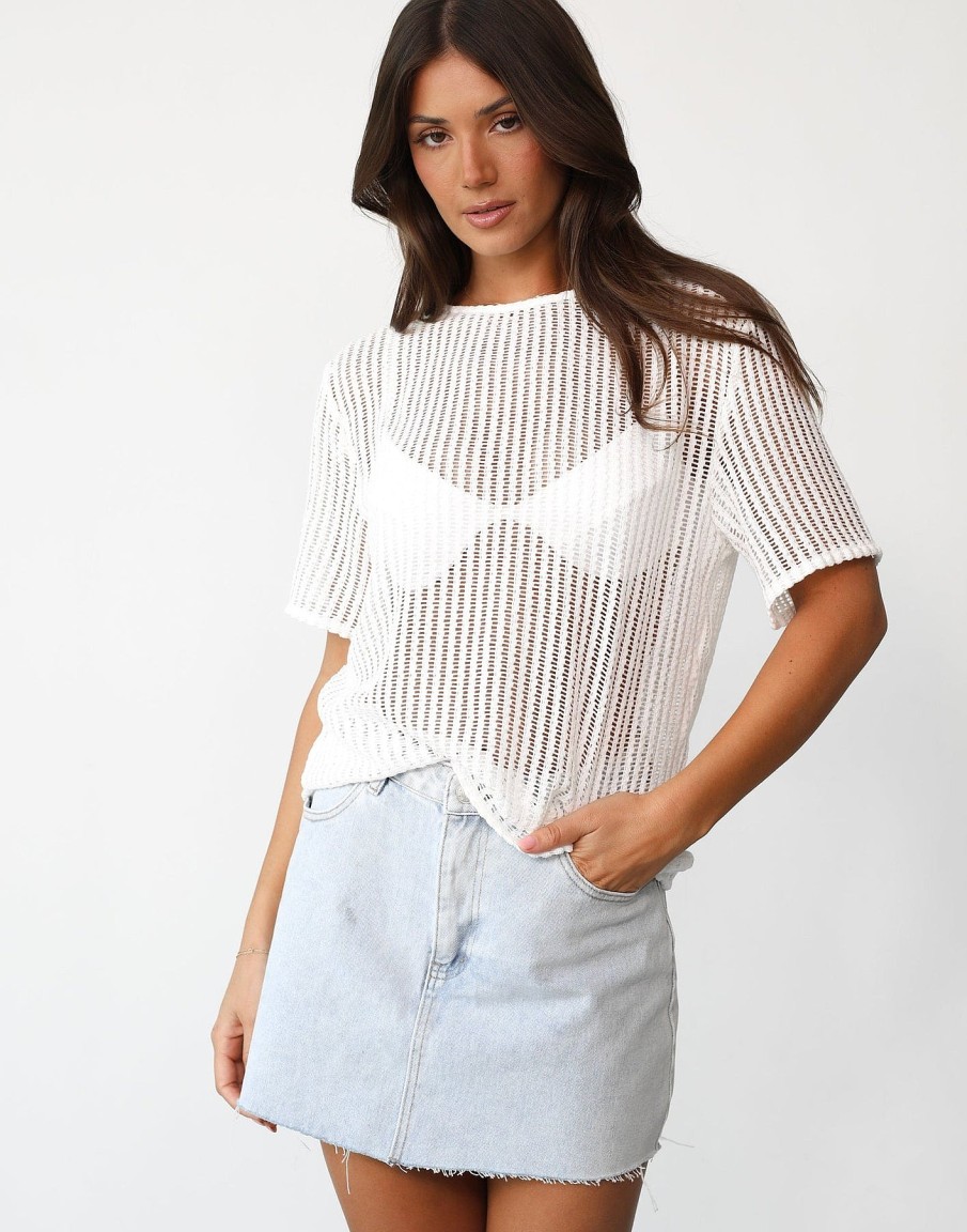 Clothing Qtrend Shirts + Blouses | Kalli Shirt (White)