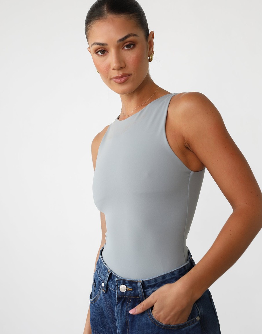 Clothing Thanne Basics Edit | Vivid Bodysuit (Steel)