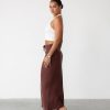 Clothing White Closet Basics Edit | Amalie Maxi Skirt (Chestnut)