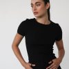 Clothing White Closet Basics Edit | Sombra Tee (Black)