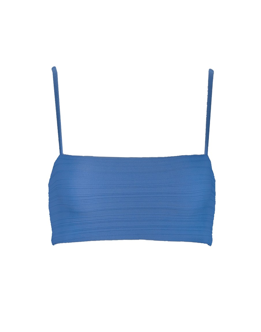 Clothing Charcoal Clothing Swim Tops | Norite Swim Top (Ocean Blue)