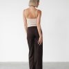 Clothing Charcoal Clothing Basics Edit | Xali Pants (Brown)