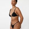 Clothing Charcoal Clothing Swim Tops | Laguna Triangle Bikini Top (Black)