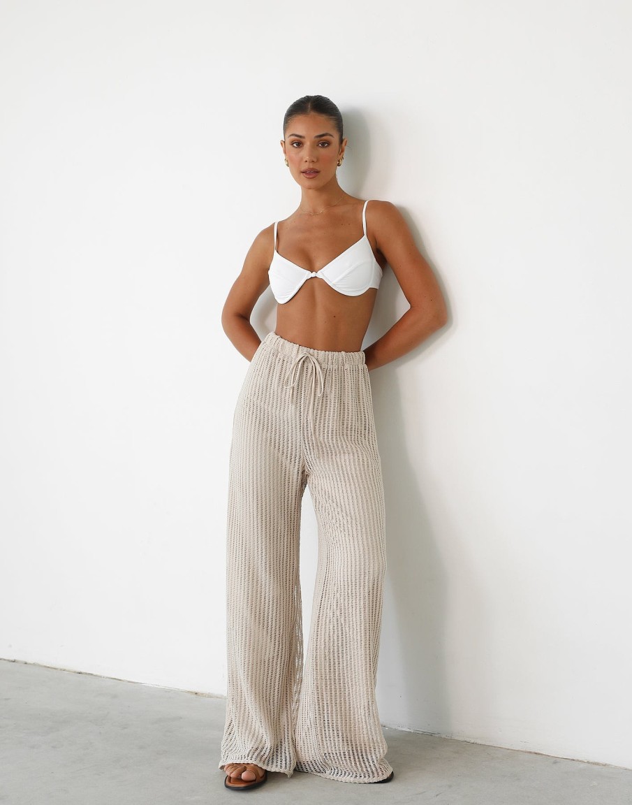 Clothing QTrend Pants | Aliyna Pants (Sand)