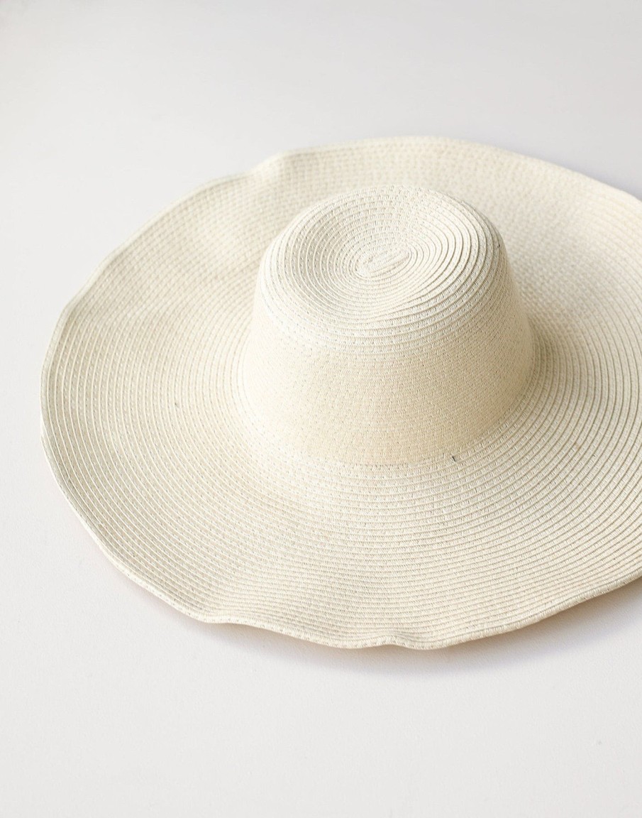 Accessories Charcoal Clothing Hats | Sofia Wide Brim Straw Hat (Sand)