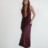 Clothing Charcoal Clothing Maxi Dresses | Zoya Maxi Dress (Plum)